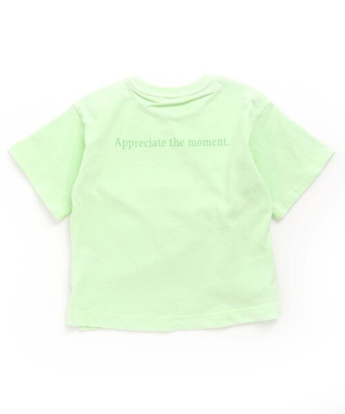 Otonato(オトナト)の「ツイストTシャツ(Tシャツ/カットソー・キッズ・アイボリー/ライム/パープル・120/100/140/110/130/90)」の5枚目の写真