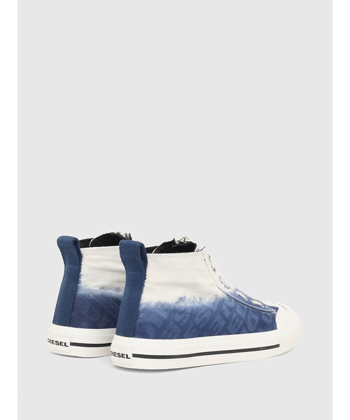 DIESEL(ディーゼル)の「メンズ デグラデ ロゴデニム スニーカー(スニーカー・メンズ・ブラック/ネイビー・40/43/44/41/42)」の4枚目の写真