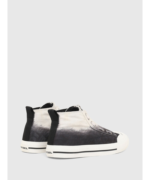 DIESEL(ディーゼル)の「メンズ デグラデ ロゴデニム スニーカー(スニーカー・メンズ・ブラック/ネイビー・40/43/44/41/42)」の8枚目の写真