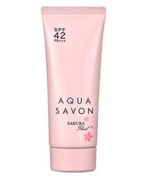 AQUA SAVON（アクアシャボン）の「AQUA SAVON SAKURA FLORAL UV GEL アクアシャボン サクラフローラルの香り UVジェル 65g（日焼け止め/UVケア）」