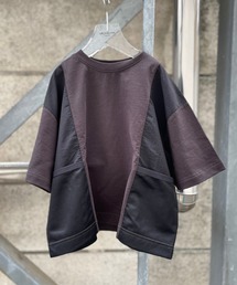 ARCH & LINE | マルチポケット 5分袖ビッグサイズTシャツ 5/S MULTI POCKET TEE(Tシャツ/カットソー)