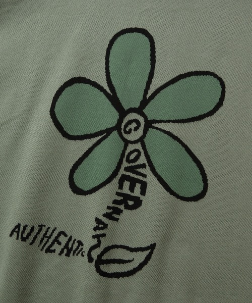 COVERNAT（カバーナット）の「【COVERNAT】BIG FLOWER LOGO KNIT / カバーナット ビッグ フラワー ロゴ ニット（ニット/セーター・メンズ・ブラック/オリーブ/アイボリー/ダークブルー・SMALL/MEDIUM/LARGE/X-LARGE）」の7枚目の写真