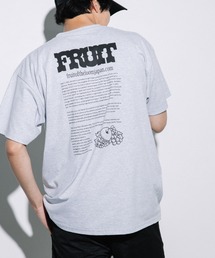 プリントTee / Tシャツ / 半袖 / バック / ロゴ / プリント / ワンポイント / カジュアル / ユニセックス