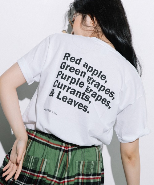 FRUIT OF THE LOOM(フルーツオブザルーム)の「プリントTee / Tシャツ / 半袖 / バック / ロゴ / プリント / ワンポイント / カジュアル / ユニセックス(Tシャツ/カットソー・メンズ・A/C/E/G/I/K/M/O/Q/S/B/D/F/H/J/L/N/P/R/T・M/L/XL/S)」の16枚目の写真