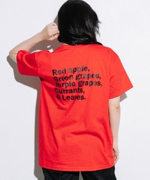 プリントTee / Tシャツ / 半袖 / バック / ロゴ / プリント / ワンポイント / カジュアル / ユニセックス