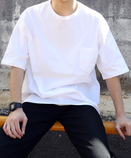 United Athle(ユナイテッドアスレ)の「United Athle/ユナイテッドアスレ 5.6オンス ビッグシルエットTシャツ 5008(Tシャツ/カットソー・メンズ・ホワイト/ブラック/ベージュ/ネイビー/グレー・MEDIUM/X-LARGE/LARGE/SMALL)」の6枚目の写真