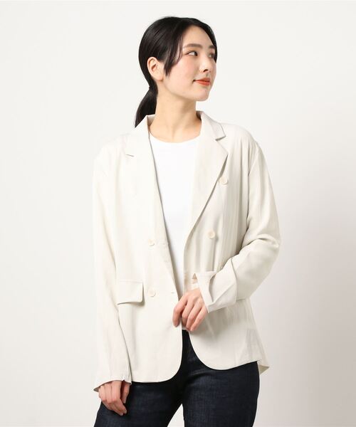 MAISON DE THERESE(メゾン ド テレーズ)の「テーラードジャケット(テーラードジャケット・レディース・ホワイト/ベージュ/イエロー/ブラック・FREE)」の3枚目の写真