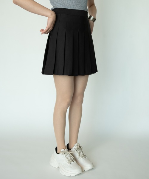yuue' ( wear )（ユーイ）の「シンプルプリーツミニスカート（スカート・レディース・ブラック/グレー/ピンク/ホワイト・MEDIUM/LARGE/SMALL）」の11枚目の写真