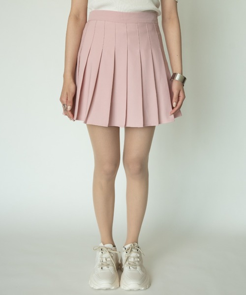 yuue' ( wear )（ユーイ）の「シンプルプリーツミニスカート（スカート・レディース・ブラック/グレー/ピンク/ホワイト・MEDIUM/LARGE/SMALL）」の19枚目の写真
