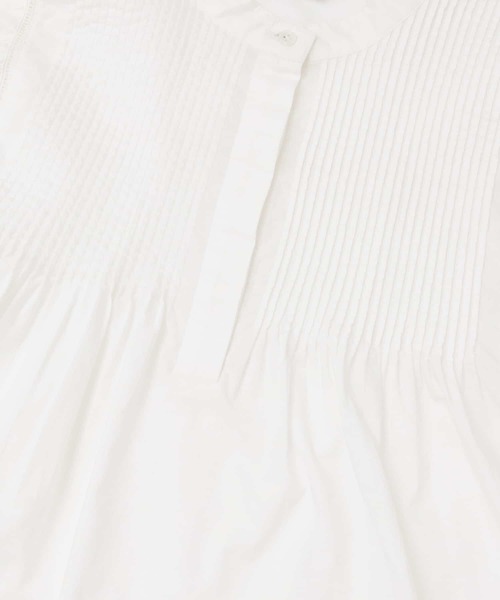 URBAN RESEARCH DOORS（アーバンリサーチドアーズ）の「コットンピンタックブラウス（シャツ/ブラウス・レディース・ブラック/オフホワイト・ONE）」の7枚目の写真