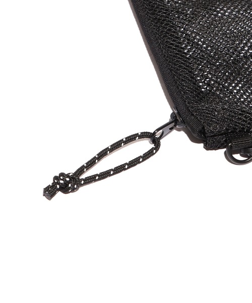 VANS（バンズ）の「VANS/ヴァンズ LENGTY SACOCHE メッシュトート サコッシュ/ショルダーバック（ショルダーバッグ・メンズ・グレー/ブラック/グリーン・FREE）」の7枚目の写真