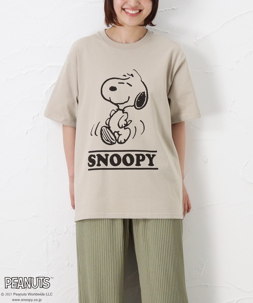 PEANUTS（ピーナッツ）の「PEANUTS DISCUS コラボTシャツ（T