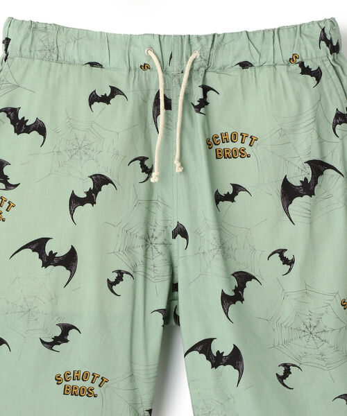 schott（ショット）の「Schott/ショット/BAT&SPIDERWEB HAWAIIAN SHORTS/バット＆スパイダー ハワイイアン ショーツ（その他パンツ・メンズ・セージグリーン・MEDIUM/LARGE/X-LARGE）」の3枚目の写真