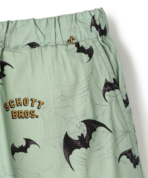 schott（ショット）の「Schott/ショット/BAT&SPIDERWEB HAWAIIAN SHORTS/バット＆スパイダー ハワイイアン ショーツ（その他パンツ・メンズ・セージグリーン・MEDIUM/LARGE/X-LARGE）」の5枚目の写真