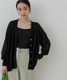 ADAM ET ROPE' | 【WEB限定】シアーニットカーディガン(カーディガン/ボレロ)