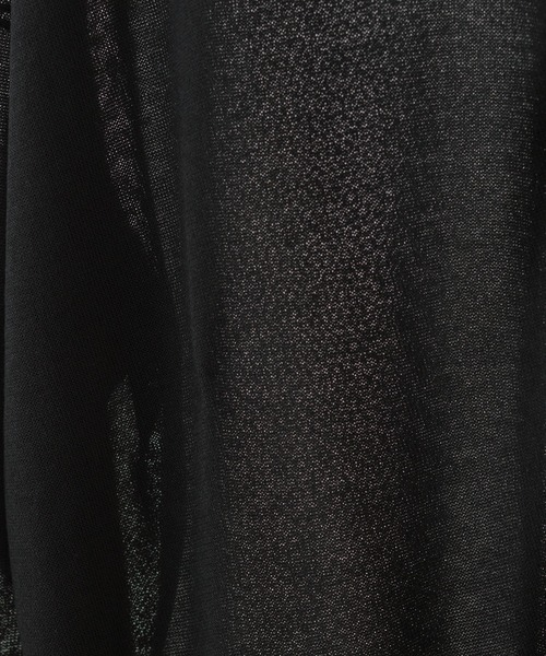 ADAM ET ROPE'（アダムエロペ）の「【WEB限定】シアーニットカーディガン（カーディガン/ボレロ・レディース・ブラック/オフホワイト/ピンク・FREE）」の14枚目の写真