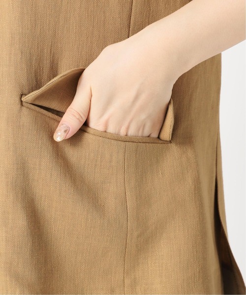 SLOBE IENA（スローブイエナ）の「リネンサマーシャツジャケット◆（その他アウター・レディース・ベージュ/アイボリー・FREE）」の4枚目の写真