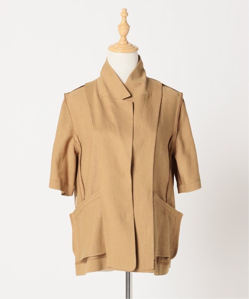 SLOBE IENA（スローブイエナ）の「リネンサマーシャツジャケット◆（その他アウター・レディース・ベージュ/アイボリー・FREE）」の13枚目の写真