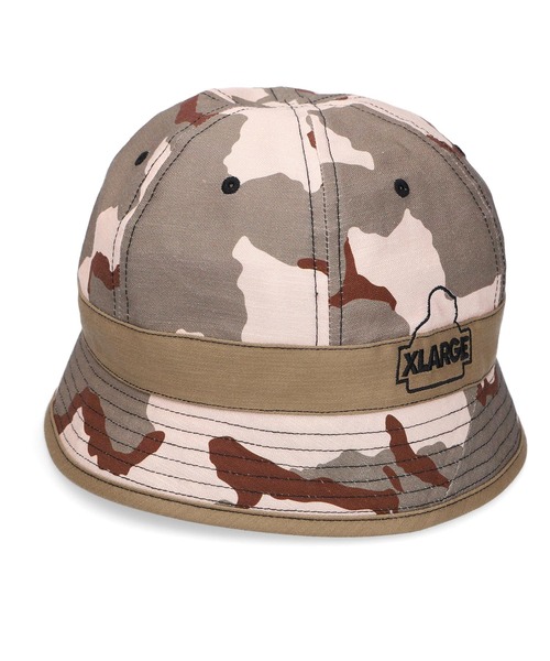 XLARGE(エクストララージ)の「CAMO BUCKET HAT(ハット・メンズ・ベージュ/オリーブ/グリーン・M/L)」の2枚目の写真
