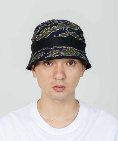 XLARGE(エクストララージ)の「CAMO BUCKET HAT(ハット・メンズ・ベージュ/オリーブ/グリーン・M/L)」の4枚目の写真