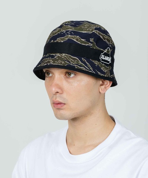XLARGE(エクストララージ)の「CAMO BUCKET HAT(ハット・メンズ・ベージュ/オリーブ/グリーン・M/L)」の7枚目の写真