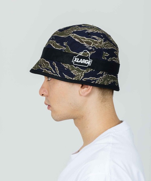 XLARGE(エクストララージ)の「CAMO BUCKET HAT(ハット・メンズ・ベージュ/オリーブ/グリーン・M/L)」の8枚目の写真