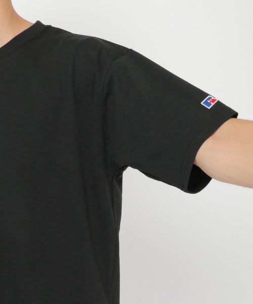 Russell Athletic(ラッセルアスレティック)の「Russell Athletic Berkley刺繍T(Tシャツ/カットソー・メンズ・ホワイト/ブラック/グリーン系その他・S/M/L/XL)」の7枚目の写真