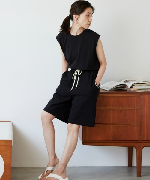 Auntie Rosa Holiday(アンティローザホリデー)の「ヘヴィーウェイトコットンショートパンツ(その他パンツ・レディース・ベージュ/ブラック/モカ/マスタード/グリーン/ナチュラル・FREE/SMALL)」の10枚目の写真