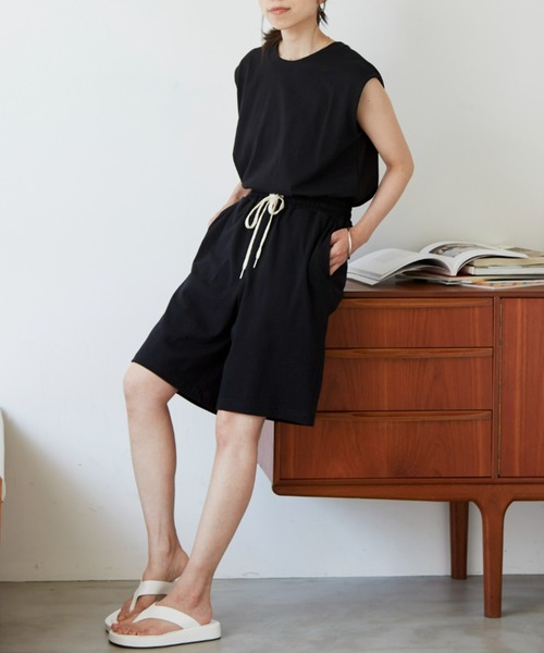 Auntie Rosa Holiday(アンティローザホリデー)の「ヘヴィーウェイトコットンショートパンツ(その他パンツ・レディース・ベージュ/ブラック/モカ/マスタード/グリーン/ナチュラル・FREE/SMALL)」の11枚目の写真