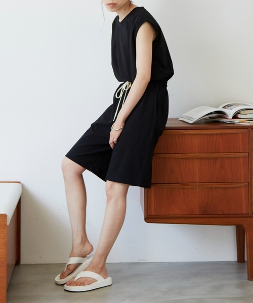 Auntie Rosa Holiday(アンティローザホリデー)の「ヘヴィーウェイトコットンショートパンツ(その他パンツ・レディース・ベージュ/ブラック/モカ/マスタード/グリーン/ナチュラル・FREE/SMALL)」の12枚目の写真