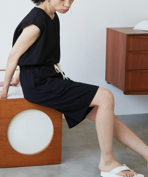 Auntie Rosa Holiday(アンティローザホリデー)の「ヘヴィーウェイトコットンショートパンツ(その他パンツ・レディース・ベージュ/ブラック/モカ/マスタード/グリーン/ナチュラル・FREE/SMALL)」の14枚目の写真