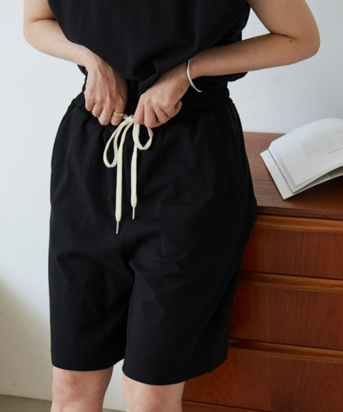 Auntie Rosa Holiday(アンティローザホリデー)の「ヘヴィーウェイトコットンショートパンツ(その他パンツ・レディース・ベージュ/ブラック/モカ/マスタード/グリーン/ナチュラル・FREE/SMALL)」の18枚目の写真
