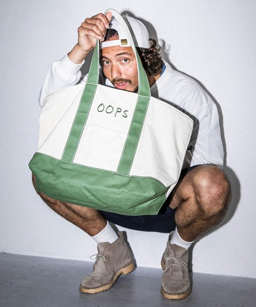 URBAN RESEARCH Sonny Label（アーバンリサーチサニーレーベル）の「OOPS　ビッグトートバッグ（トートバッグ・メンズ・カーキ/マスタード/ブラック・ONE）」の15枚目の写真