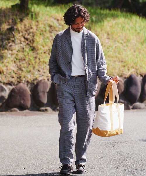 URBAN RESEARCH Sonny Label（アーバンリサーチサニーレーベル）の「OOPS　ビッグトートバッグ（トートバッグ・メンズ・カーキ/マスタード/ブラック・ONE）」の11枚目の写真