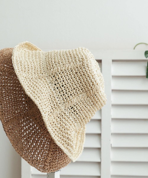 URBAN RESEARCH DOORS（アーバンリサーチドアーズ）の「ペーパーソフトハット（ハット・レディース・ベージュ/ナチュラル・ONE）」の4枚目の写真