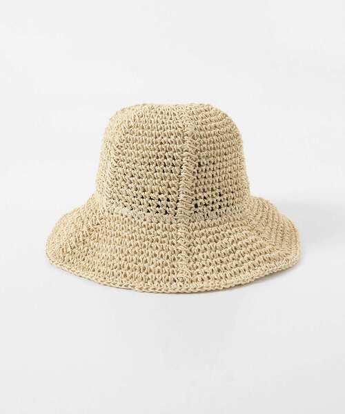 URBAN RESEARCH DOORS（アーバンリサーチドアーズ）の「ペーパーソフトハット（ハット・レディース・ベージュ/ナチュラル・ONE）」の6枚目の写真