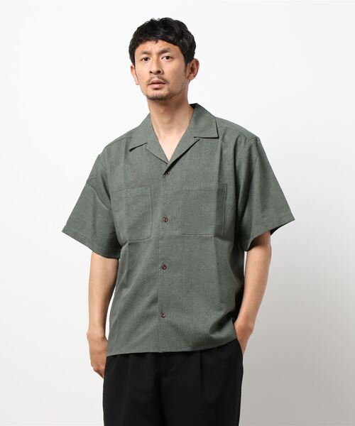 THISIS(ディスイズ)の「ポケット オープンシャツ(シャツ/ブラウス・メンズ・カーキ/ブルー/グレー/モカ/ブラック・LARGE/MEDIUM/X-LARGE)」の9枚目の写真