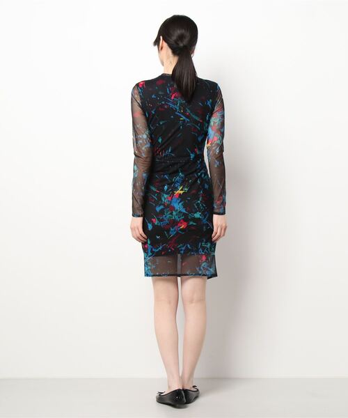 Desigual(デシグアル)の「スリムミディワンピース(ワンピース・レディース・ブラック・2L/SS/S/M/L)」の3枚目の写真