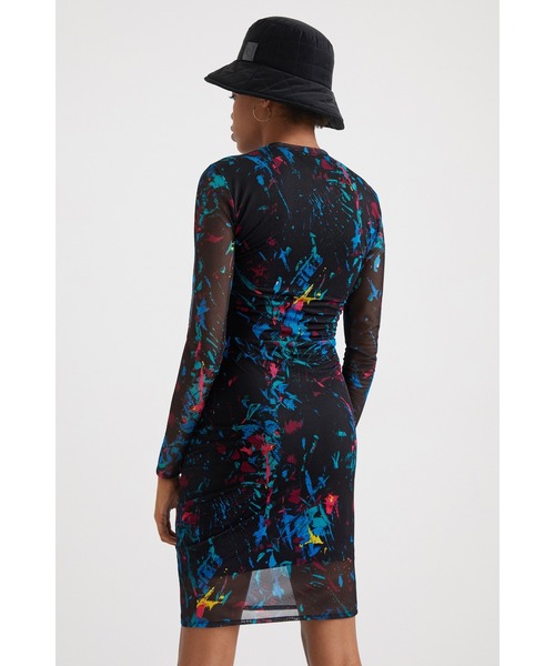Desigual(デシグアル)の「スリムミディワンピース(ワンピース・レディース・ブラック・2L/SS/S/M/L)」の10枚目の写真