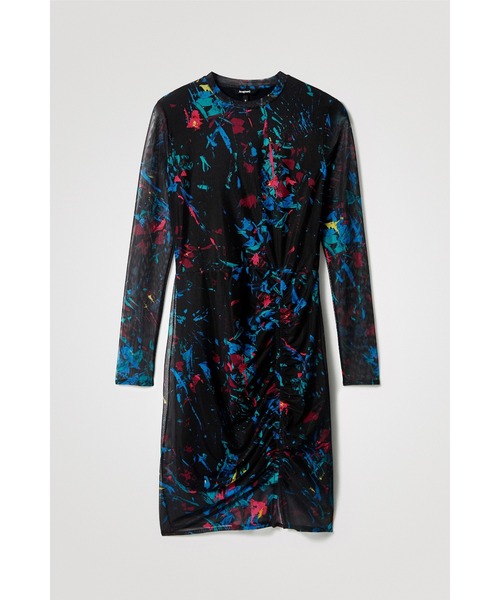 Desigual(デシグアル)の「スリムミディワンピース(ワンピース・レディース・ブラック・2L/SS/S/M/L)」の7枚目の写真