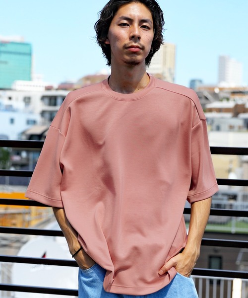 8(eight)(エイト)の「接触冷感COOLTシャツ(Tシャツ/カットソー・メンズ・ベージュ/ピンク/テラコッタ/パープル/ブルー/ホワイト/サックスブルー/ブラック/グレー/マスタード・X-LARGE/SMALL/MEDIUM/LARGE)」の10枚目の写真