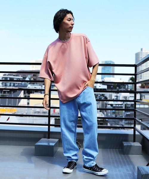 8(eight)(エイト)の「接触冷感COOLTシャツ(Tシャツ/カットソー・メンズ・ベージュ/ピンク/テラコッタ/パープル/ブルー/ホワイト/サックスブルー/ブラック/グレー/マスタード・X-LARGE/SMALL/MEDIUM/LARGE)」の20枚目の写真