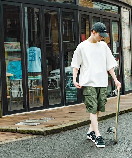 8(eight)(エイト)の「接触冷感COOLTシャツ(Tシャツ/カットソー・メンズ・ベージュ/ピンク/テラコッタ/パープル/ブルー/ホワイト/サックスブルー/ブラック/グレー/マスタード・X-LARGE/SMALL/MEDIUM/LARGE)」の13枚目の写真