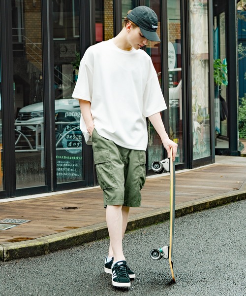 8(eight)(エイト)の「接触冷感COOLTシャツ(Tシャツ/カットソー・メンズ・ベージュ/ピンク/テラコッタ/パープル/ブルー/ホワイト/サックスブルー/ブラック/グレー/マスタード・X-LARGE/SMALL/MEDIUM/LARGE)」の14枚目の写真