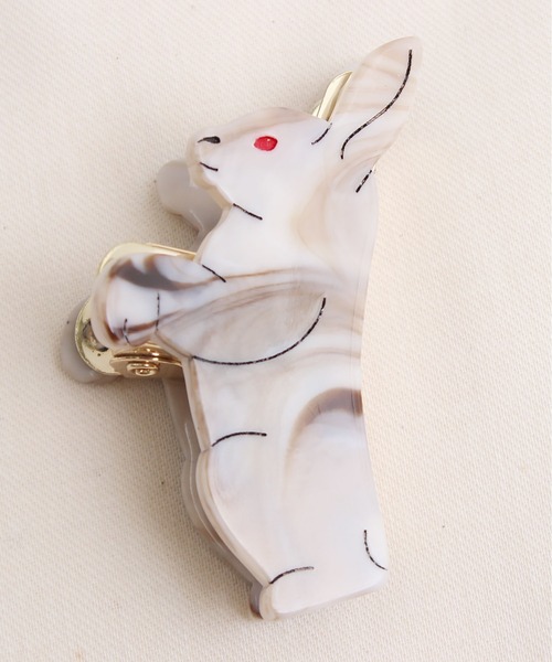 didizizi（ディディジジ）の「うさぎ ヘアクリップ（バレッタ/ヘア