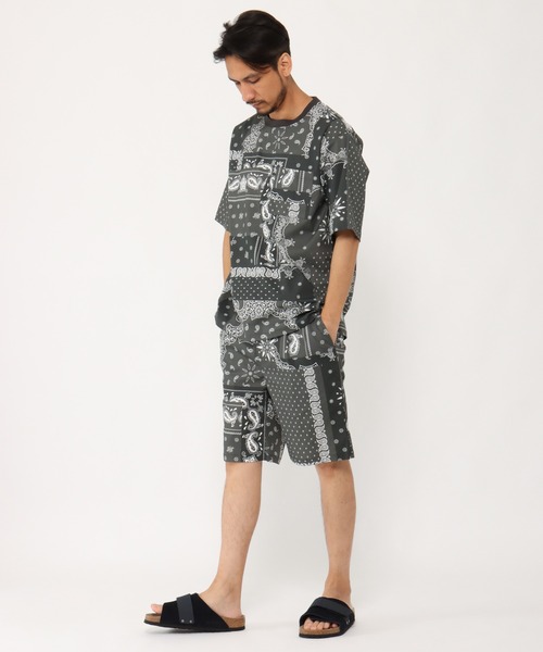 ikka(イッカ)の「ストレッチバンダナプリントショーツ(その他パンツ・メンズ・チャコールグレー/ブラウン・M/L)」の21枚目の写真