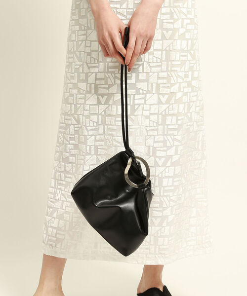 Ray BEAMS(レイビームス)の「Ray BEAMS / 2way リング バッグ(トートバッグ・レディース・ブラック/グリーン系その他2・ONE SIZE)」の19枚目の写真