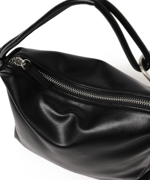 Ray BEAMS(レイビームス)の「Ray BEAMS / 2way リング バッグ(トートバッグ・レディース・ブラック/グリーン系その他2・ONE SIZE)」の12枚目の写真