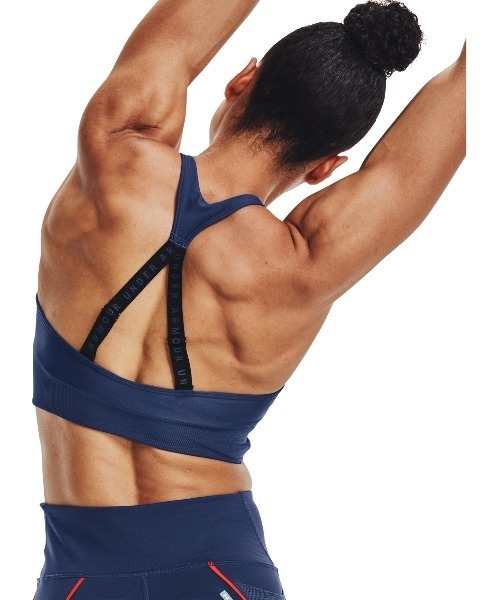 UNDER ARMOUR（アンダーアーマー）の「UAインフィニティ ブラ ミッド リブ（トレーニング/レディース）（スポーツブラ・レディース・ネイビー/ブラック/ダークパープル/ピンク・L/S/XL/M）」の6枚目の写真