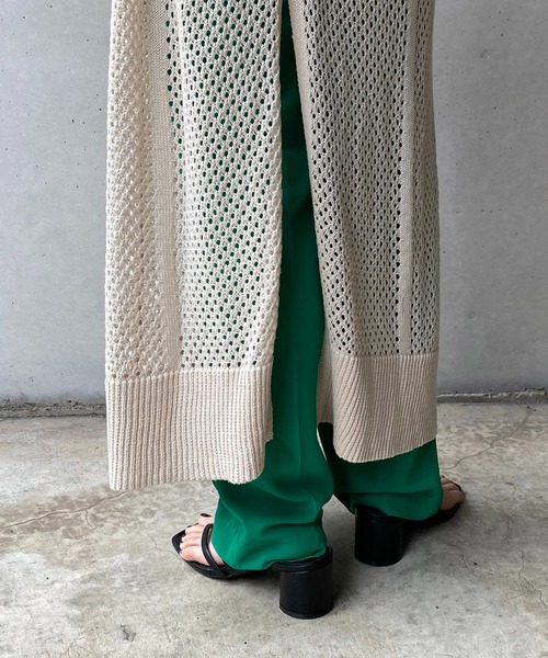 CAPRICIEUX LE'MAGE（カプリシューレマージュ）の「メッシュフレンチワンピース（ワンピース・レディース・オフホワイト/オリーブ・FREE）」の11枚目の写真